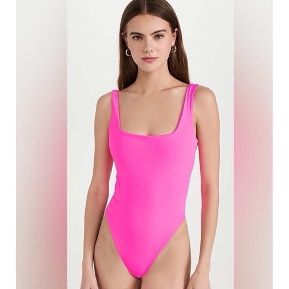 Mara Hoffman Pink One Piece Swimsuit
